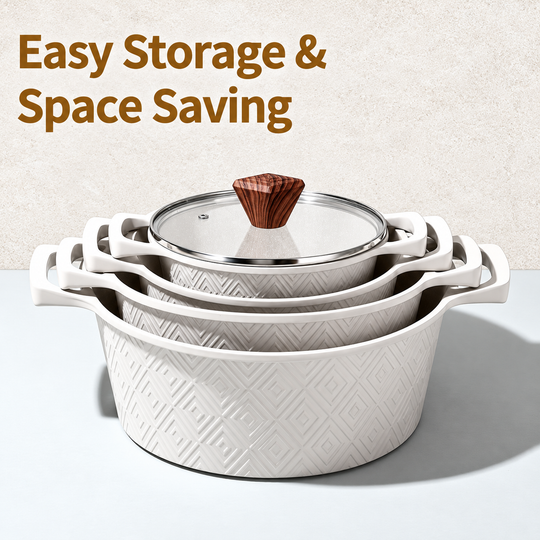 Royal Swiss 10-Piece Rhombus Cookware Set image 4 