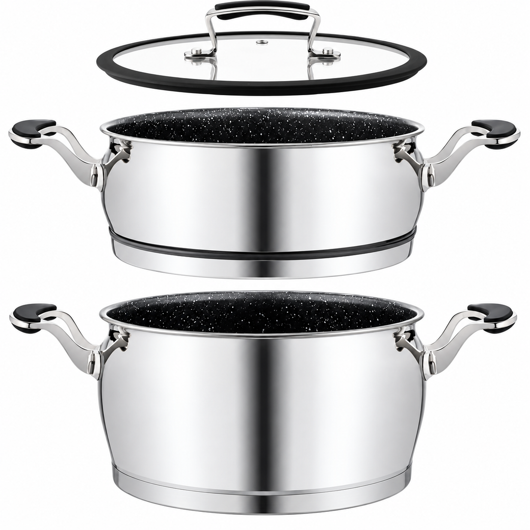Royal Swiss Stainless Steel Couscous Pot – Inox Pierre #size_shared