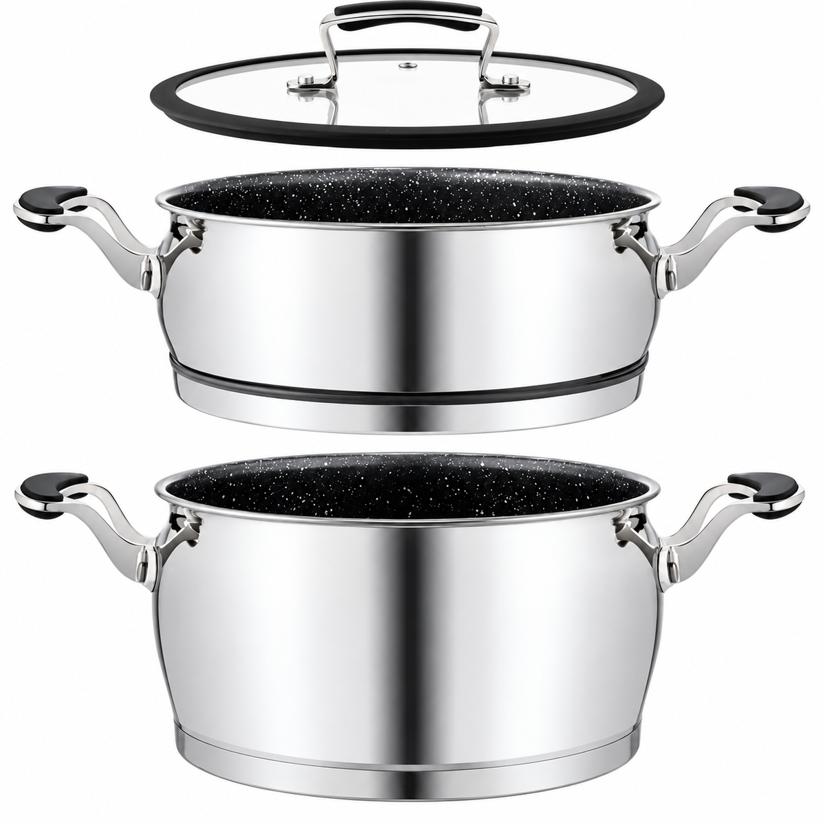 Royal Swiss Stainless Steel Couscous Pot – Inox Pierre #size_shared