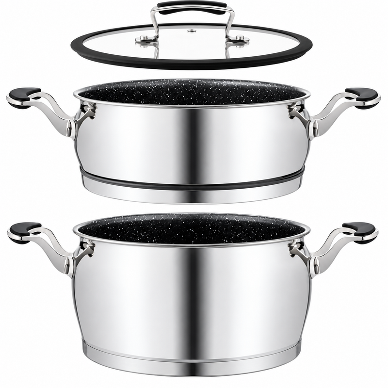 Royal Swiss Stainless Steel Couscous Pot – Inox Pierre #size_shared