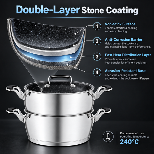 Royal Swiss Stainless Steel Couscous Pot – Inox Pierre feature image 6 