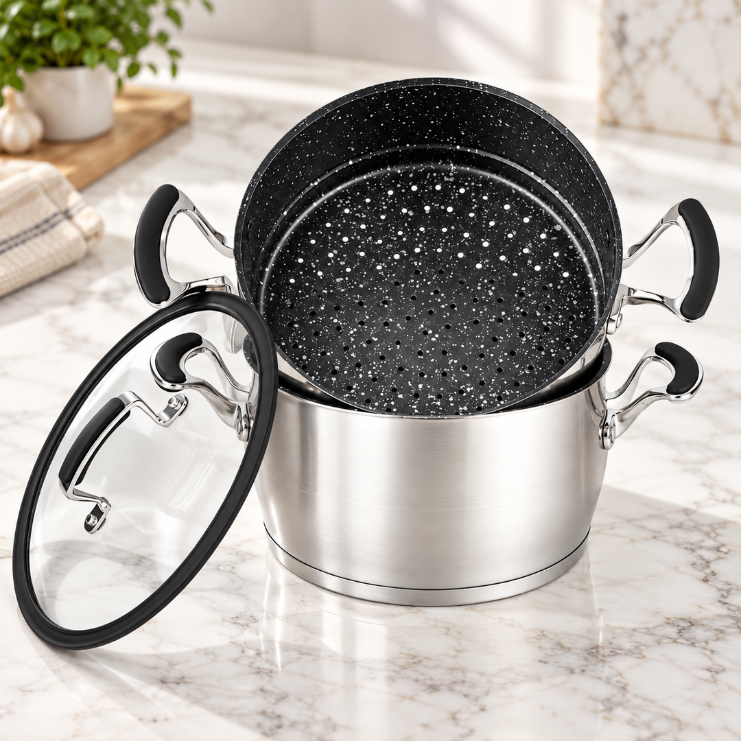 Royal Swiss Stainless Steel Couscous Pot – Inox Pierre feature image 8 