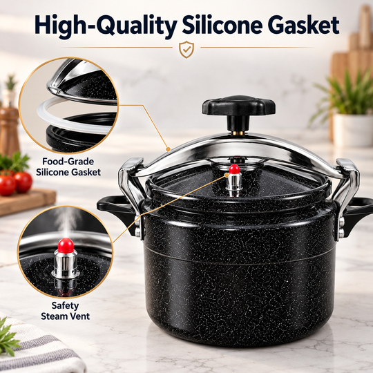 Royal Swiss Aluminium Pressure Cooker – 5L / 7L / 11L