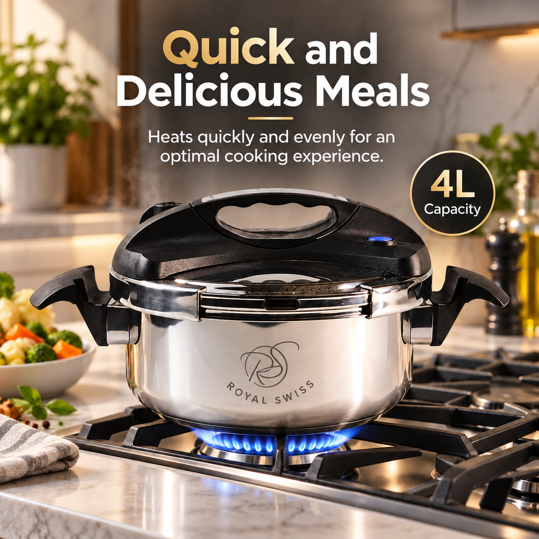4L Stone-Coated Pressure Cooker – 22cm