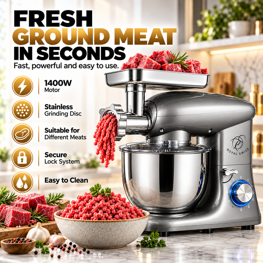 Royal Swiss 6L 3-in-1 Stand Mixer Grey accessory view 
