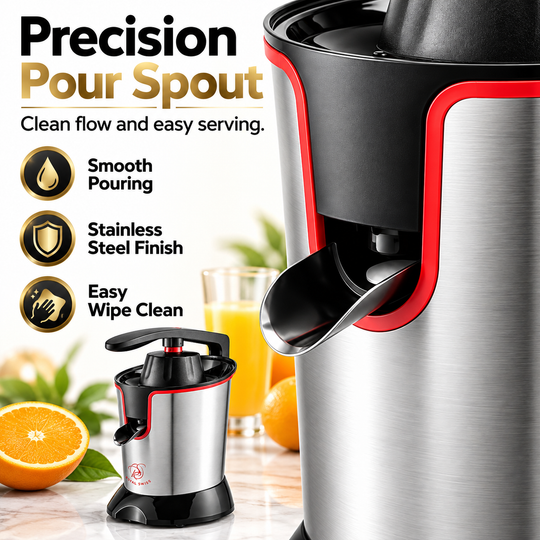 JE-630H Electric Citrus Juicer 300W – Stainless Steel Lever Press