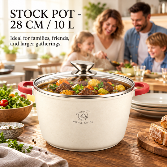 Soup Pot with Lid – 24 cm 6.2L / 28 cm 10L