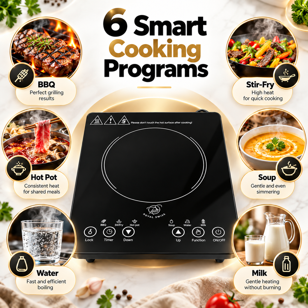 2200W Portable Induction Hob – Touch Control
