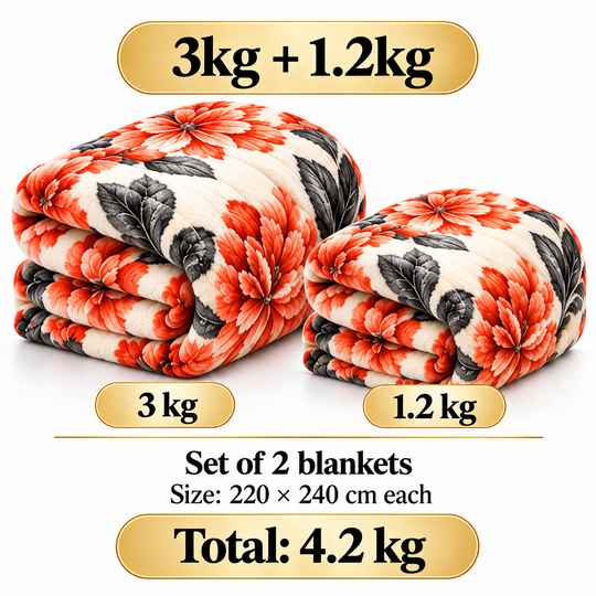 Royal Spain floral blanket 3kg + 1.2kg 