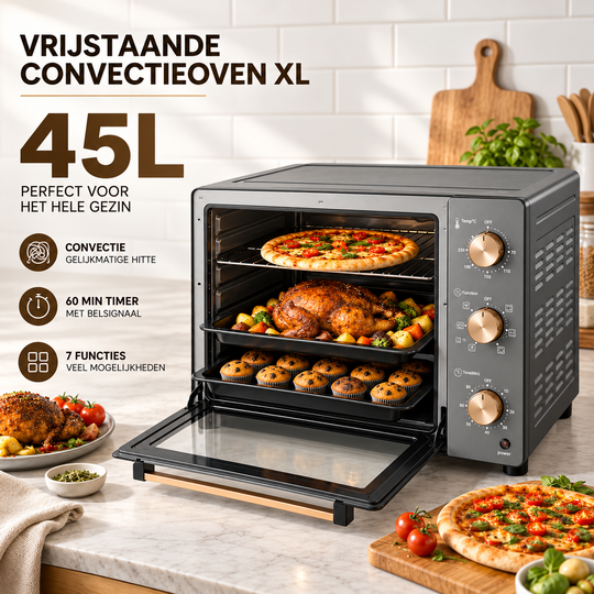 XL Countertop Electric Oven – Baking, Roasting &amp; Reheating
