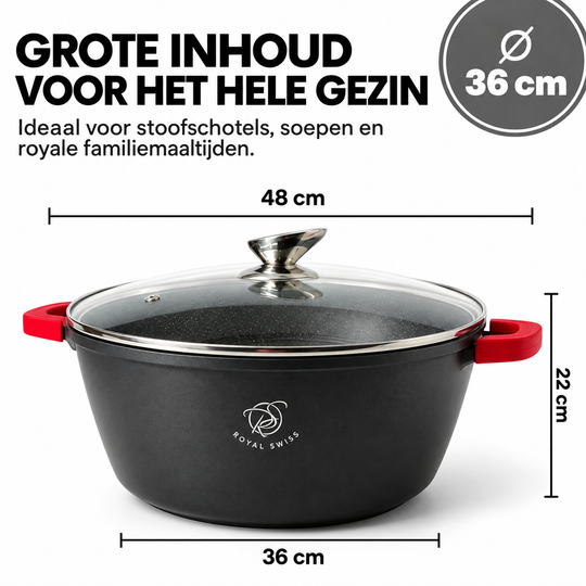 36/40/44CM Die-Casting Casserole Set