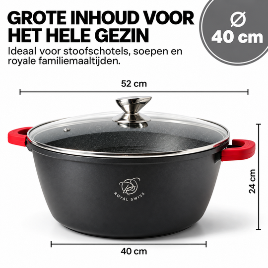 36/40/44CM Die-Casting Casserole Set