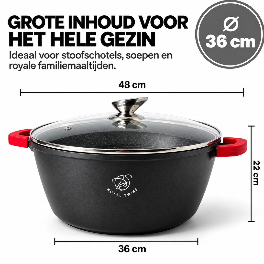 28/32/36CM Die-Casting Casserole Set