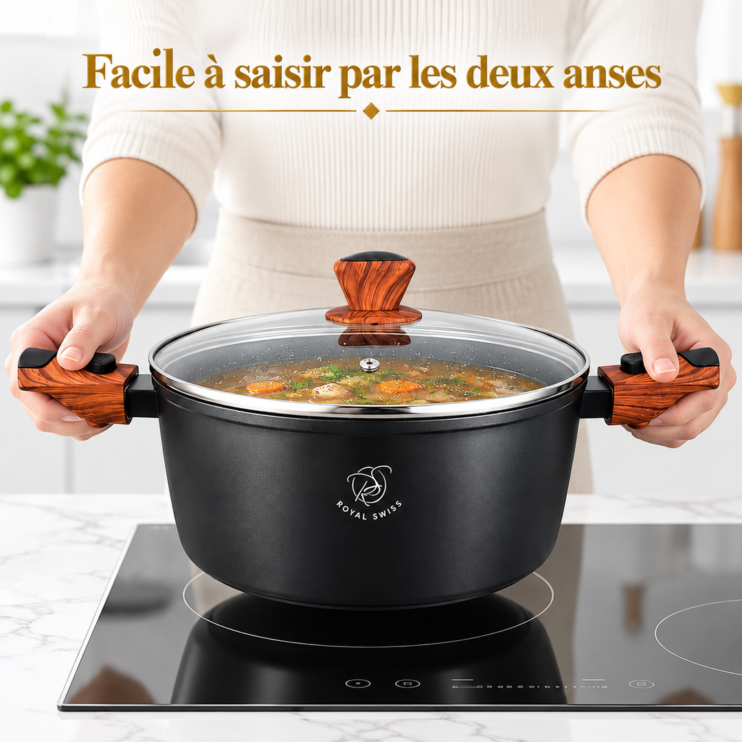 Royal Swiss 13-Piece Detachable Cookware Set Beige image 7 