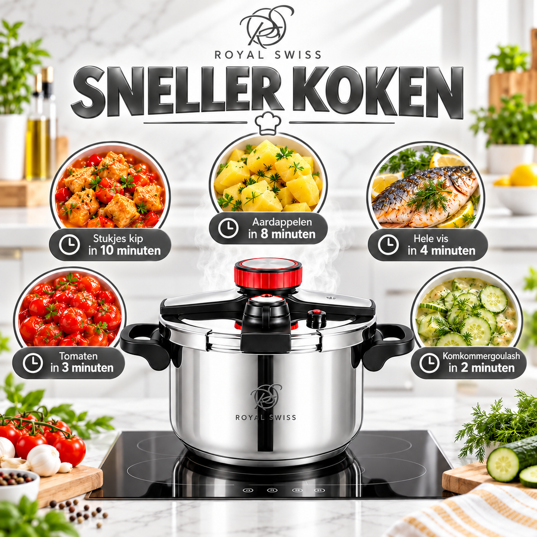 Royal Swiss Stainless Steel Pressure Cooker feature image 2