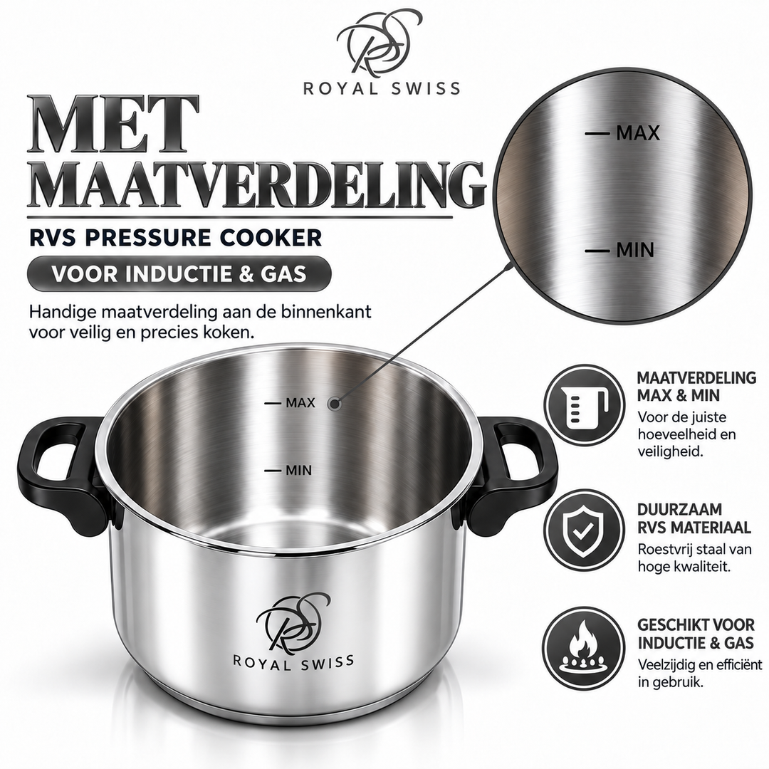 Royal Swiss Stainless Steel Pressure Cooker feature image 4