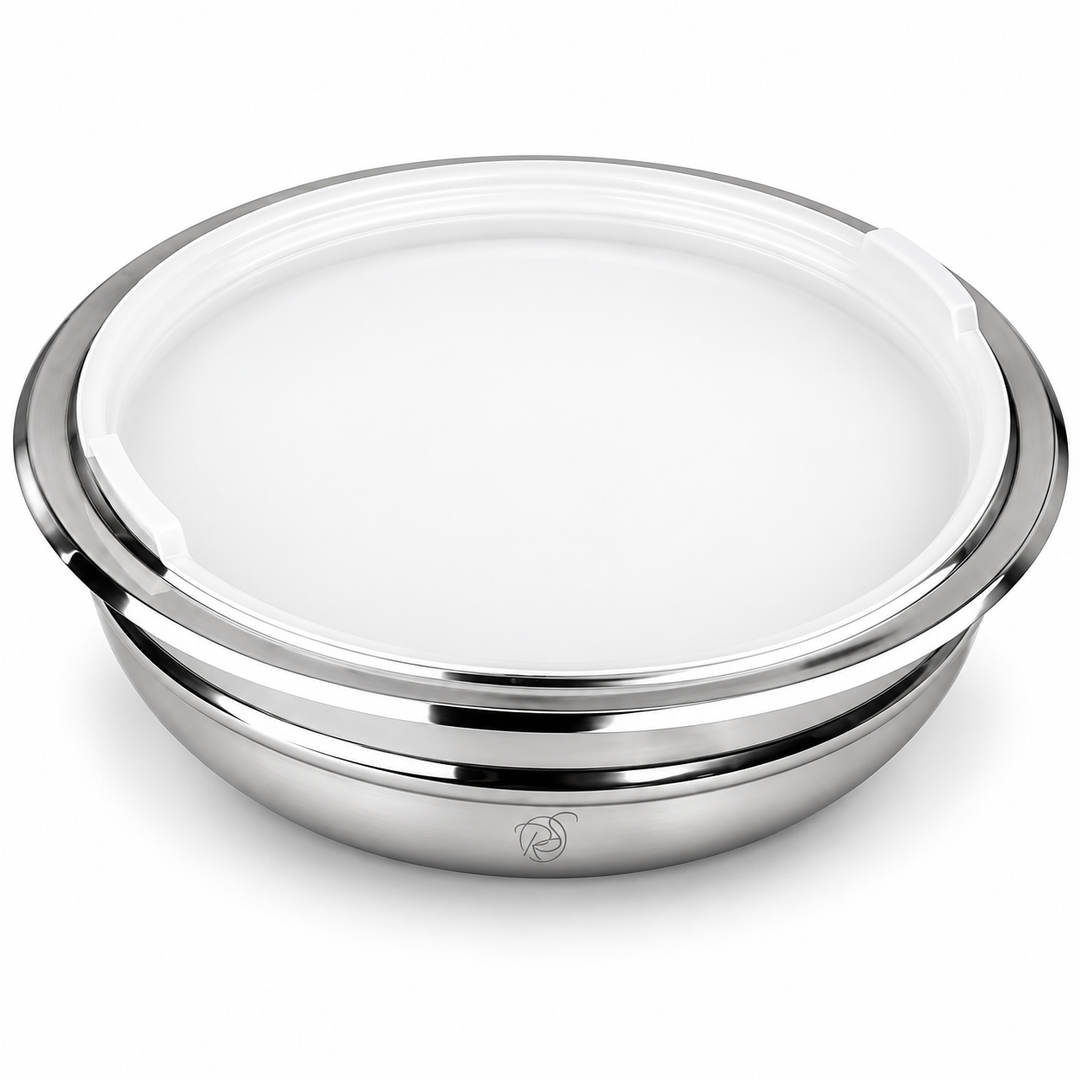 16-Piece Stainless Steel Cookware Set – 18/10 Inox – 7-Layer Thermal Base – Induction