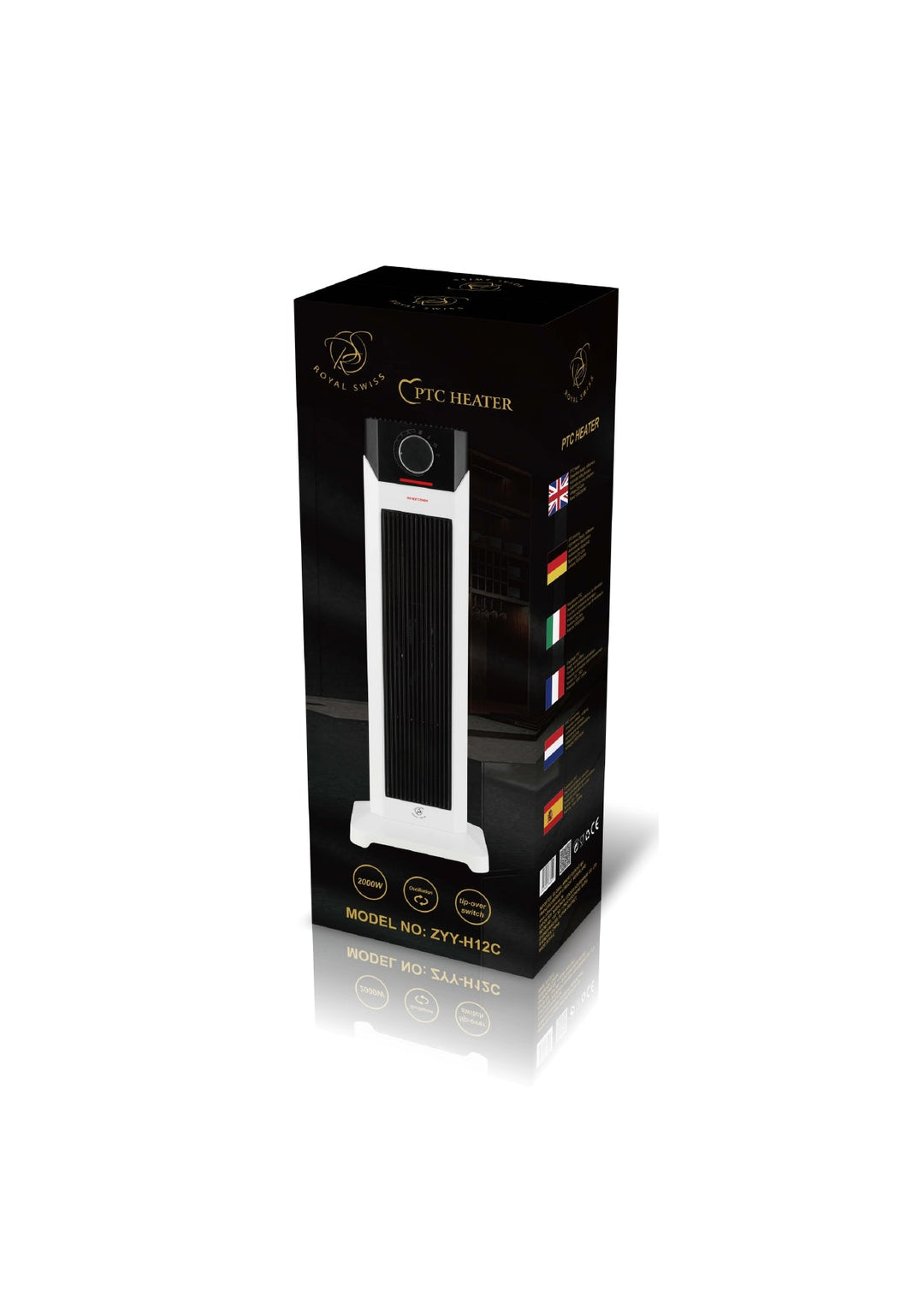 Royal Swiss radiateur céramique PTC 450W 900W