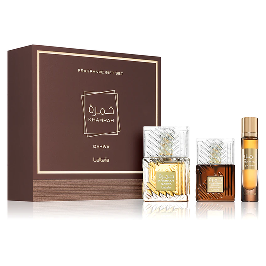 Lattafa Khamrah Qahwa Gift Set Unisex – 100% Original | Dubai