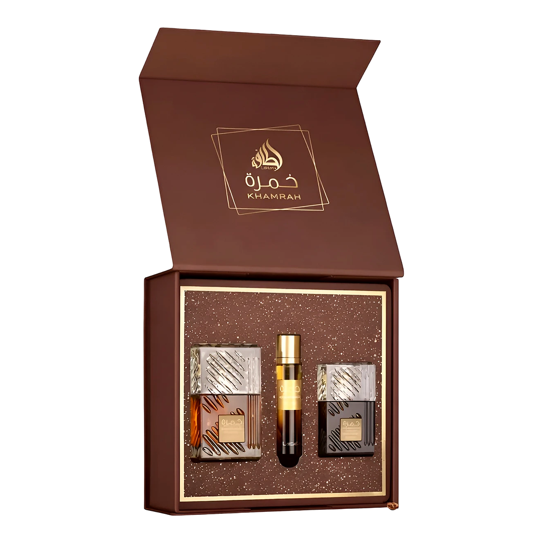 Lattafa Khamrah Qahwa Gift Set Unisex – 100% Original | Dubai