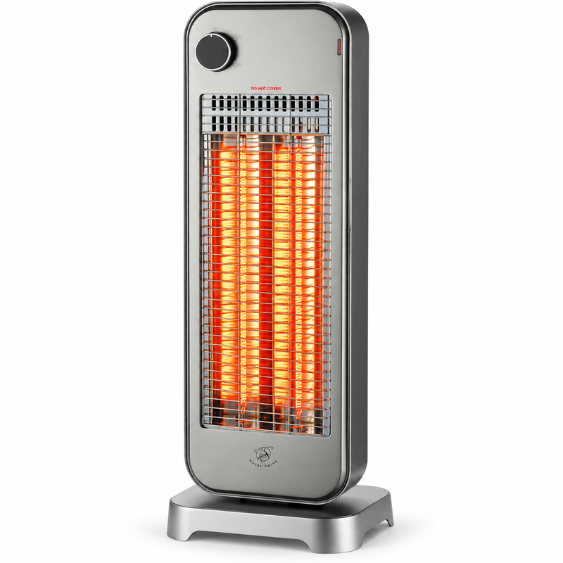 Royal Swiss 2000W PTC Ceramic Tower Heater – Oscillating Fan Heater