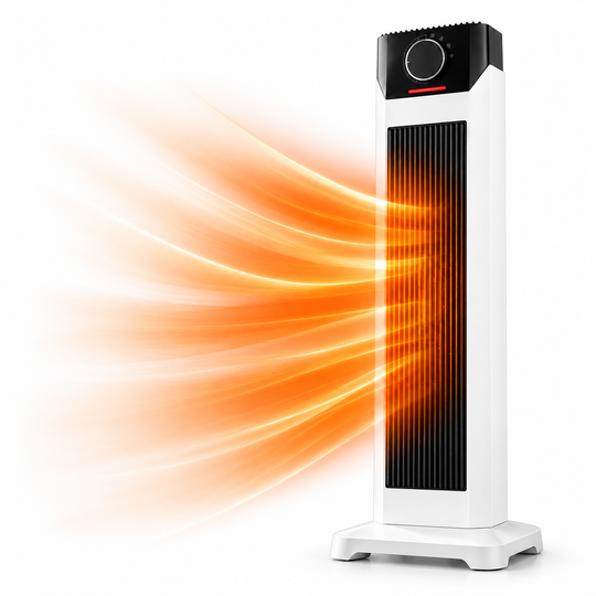 Royal Swiss Portable PTC Electric Heater – Adjustable Heat Settings
