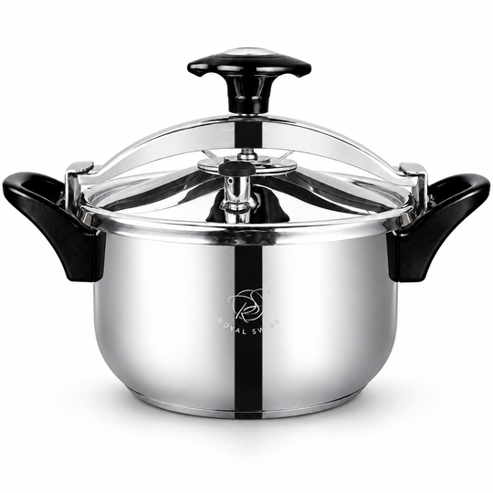 Royal Swiss Stainless Steel Manual Pressure Cooker 
