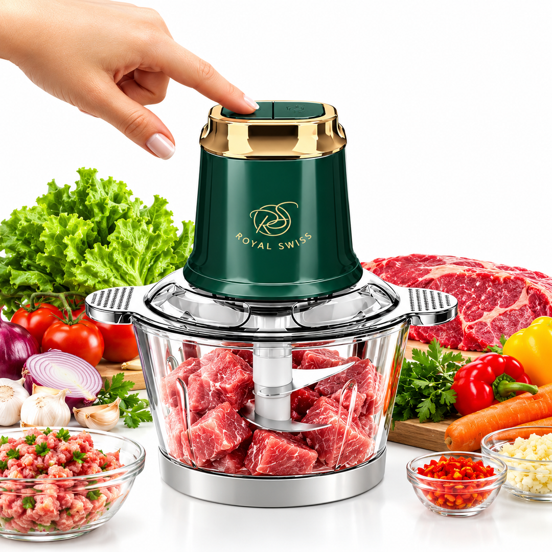 3L Stainless Steel Food Chopper – 2 Precision Blades