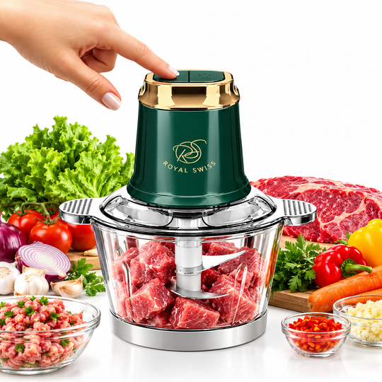 3L Stainless Steel Food Chopper – 2 Precision Blades