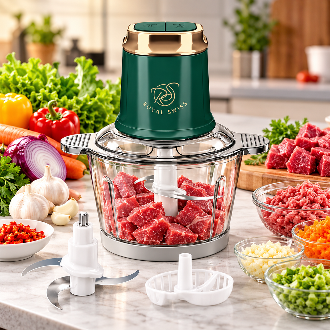 3L Stainless Steel Food Chopper – 2 Precision Blades