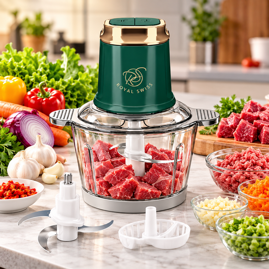 3L Stainless Steel Food Chopper – 2 Precision Blades