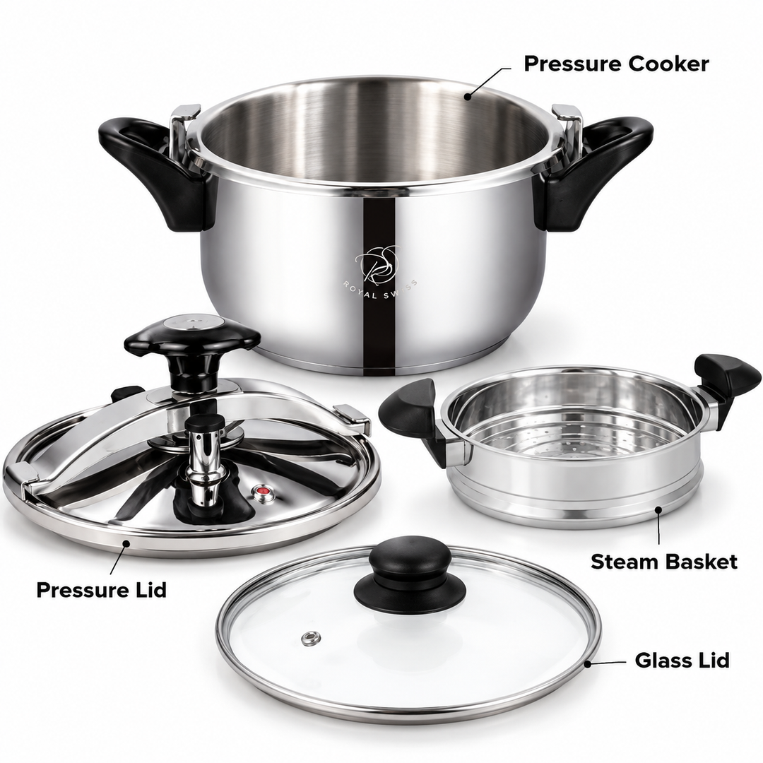 4L 2-in-1 Manual Couscous Pot &amp; Steamer