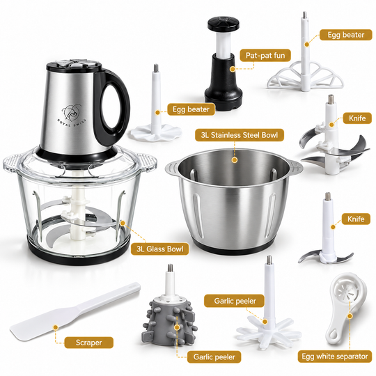 3L 2-in-1 Food Chopper 400W
