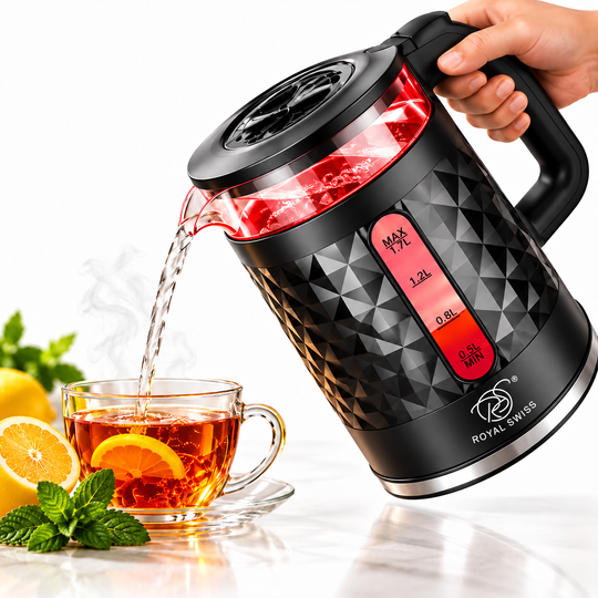 2.3L Patterned Electric Kettle – Diamond Design