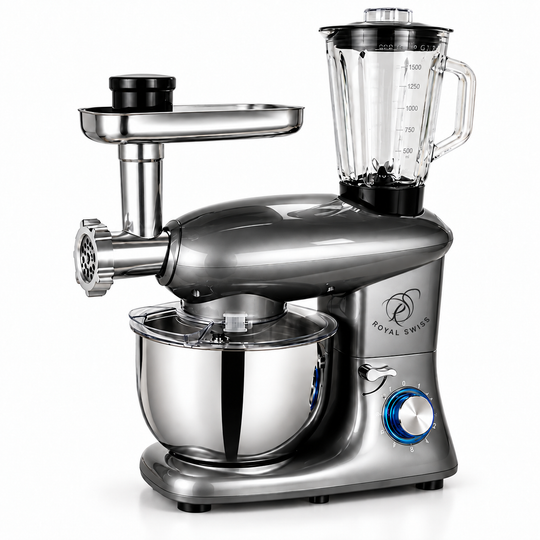 Royal Swiss 6L 3-in-1 Stand Mixer Grey feature image 