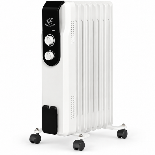 RAD-1 Oil-Filled Radiator 1500W – 3 Heat Settings &amp; Thermostat