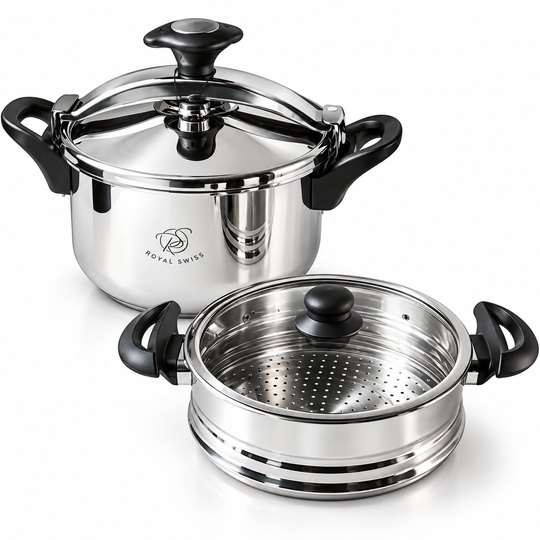 4L 2-in-1 Manual Couscous Pot &amp; Steamer