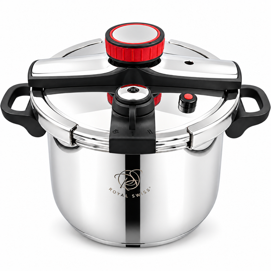 Royal Swiss Stainless Steel Pressure Cooker – Clip-Lock