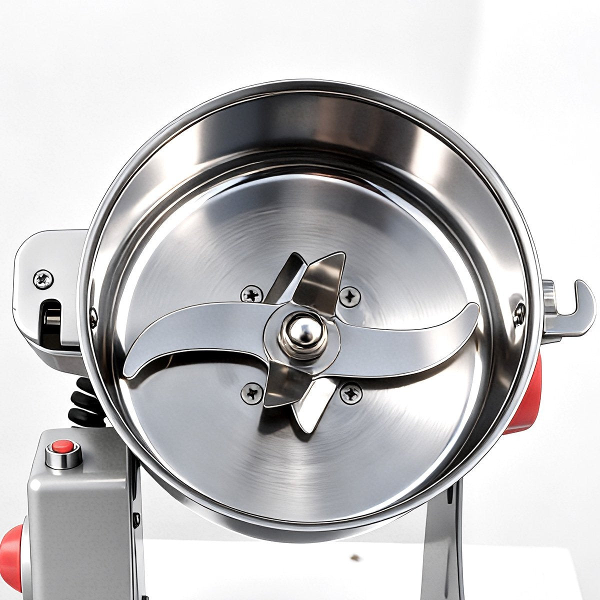 Royal Swiss® – Moulin Électrique à Épices 1800 W – Capacité 350 g – Moulin & Broyeur à Grains en Acier Inoxydable – Moulin Professionnel pour Épices, Céréales & Noix – Puissant & Durable