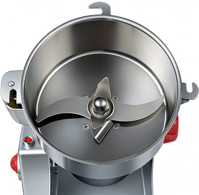 Royal Swiss® Moulin Électrique à Épices & à Grains – 3000 W – Capacité 1000 g – Broyeur Puissant en Acier Inoxydable pour Épices, Céréales & Grains de Café