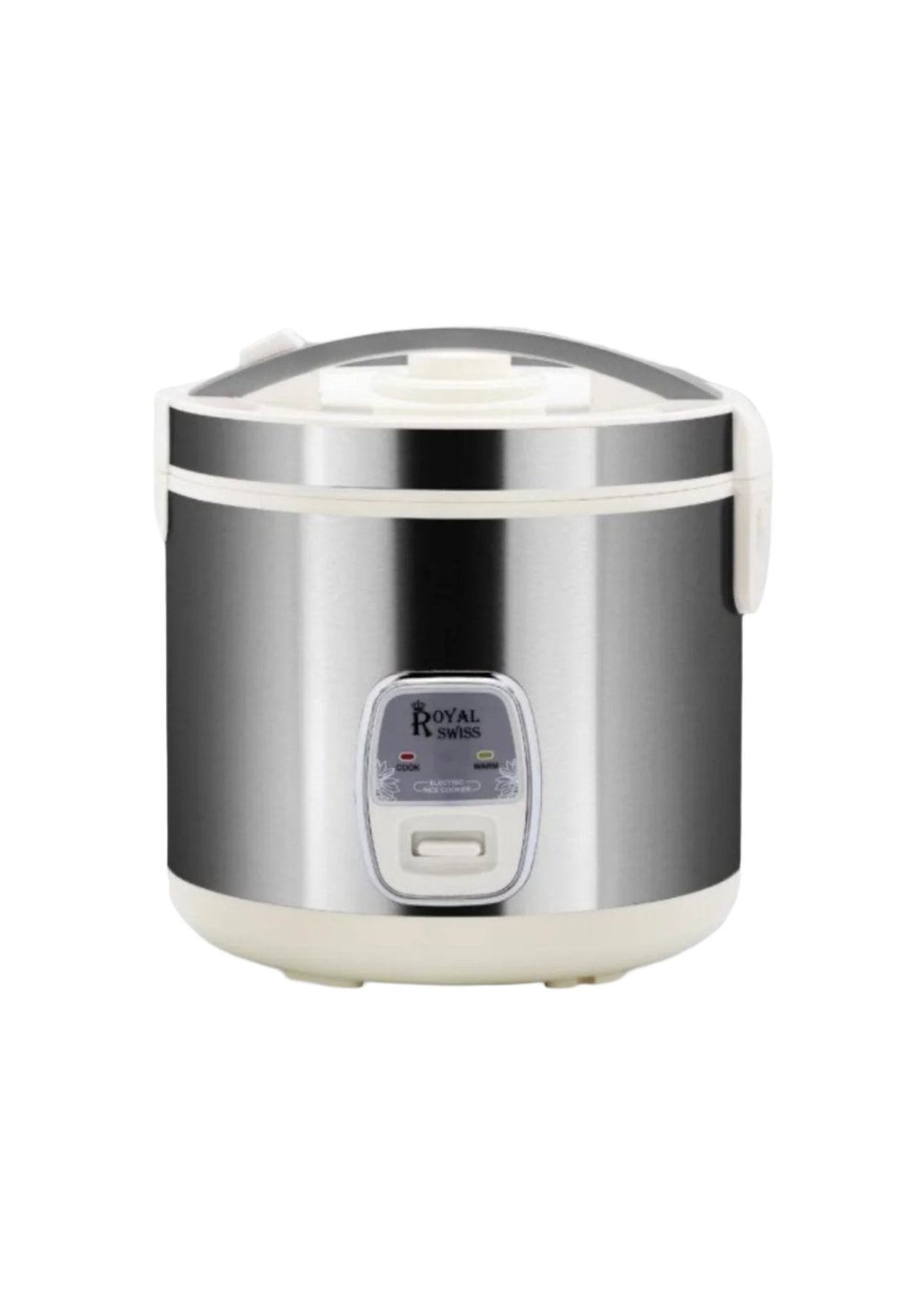 Royal Swiss 2.2L Rice Cooker Silver