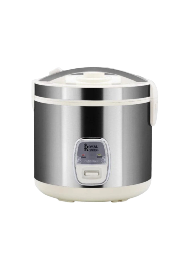 Royal Swiss 2.2L Rice Cooker Silver